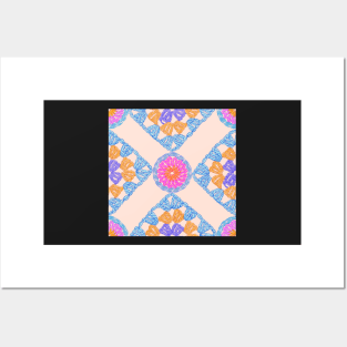 Granny square Posters and Art